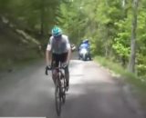 Chris Froome sul Colle delle Finestre - Screenshot © Eurosport