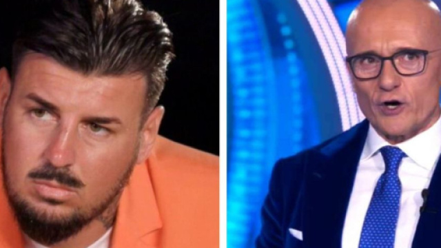 Lino e Alfonso Signorini - screenshot © Canale 5.