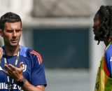 Thiago Motta e Khéphren Thuram, allenatore e centrocampista Juventus ©️foto presa da X Juventus