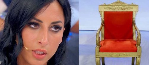 Francesca Sorrentino e il trono di Uomini e donne - screenshot © Canale 5.