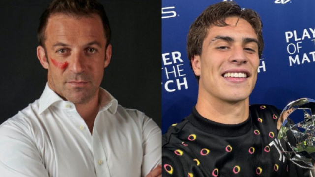 Alessandro Del Piero e Kenan Yildiz © X/Juventus FC