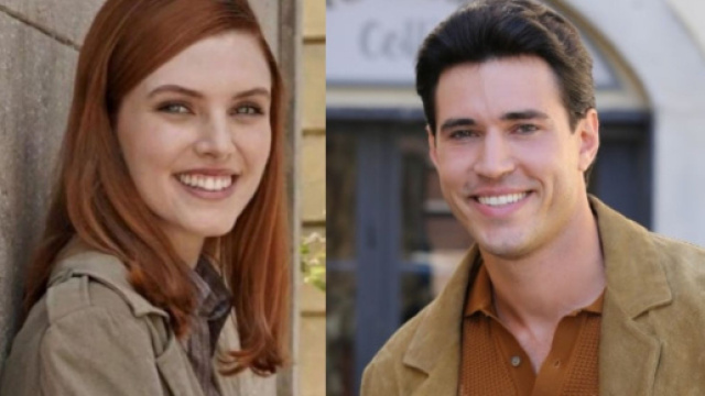 In foto Odile e Matteo de Il Paradiso delle signore &copy; Rai.