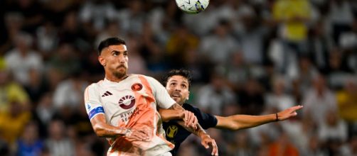 Lorenzo Pellegrini e Manuel Locatelli in Juventus-Roma stagione 2024/25. Foto © Juventus