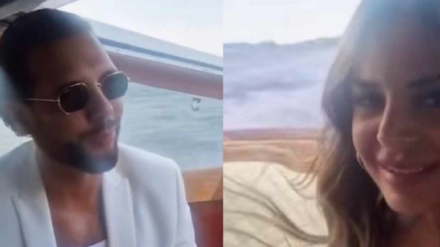 Alessandro Vicinanza e Roberta Di Padua - screenshot &copy; Instagram.