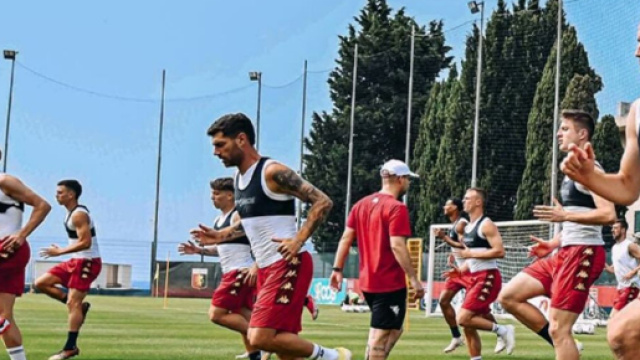 Allenamento del Genoa © Instagram.