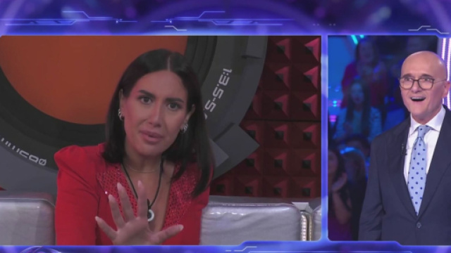 In foto Jessica Morlacchi e Signorini (screenshot &copy; Mediaset)