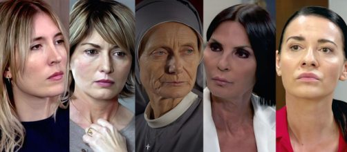 Chi ha aggredito Ferri, nell'immagine Ida, Lara, suor Maura, Marina e Magda © Un Posto al Sole Rai