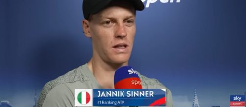 Jannik Sinner agli US Open - screenshot © Sky Sport.