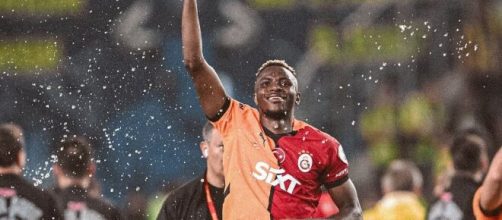 Victor Osimhen, attaccante del Galatasaray. Foto © profilo X/Osimhen