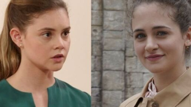 In foto Clara e Mirella de Il Paradiso delle signore, screenshot &copy; Rai 1