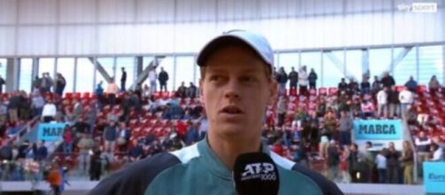 Jannik Sinner intervistato - screenshot © Sky Sport