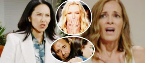 Li, Brooke, Ridge, Steffy e Taylor in una scena di Beautiful © CBS