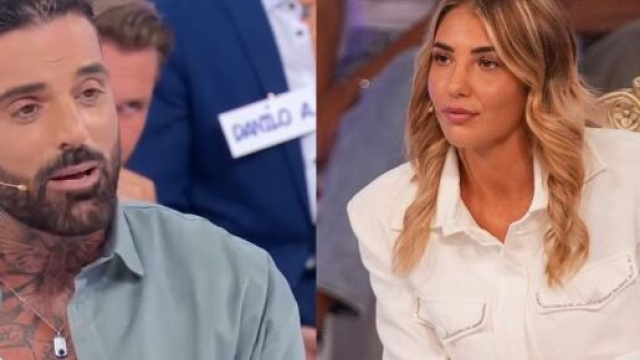 In foto Mario e Martina a Uomini e donne (screenshoot &copy; Canale 5)