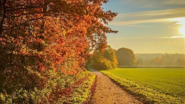 Un tramonto autunnale - © Pixabay.