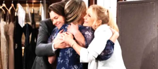 Ridge, Rj, Hope e Brooke in una scena di Beautiful, © CBS