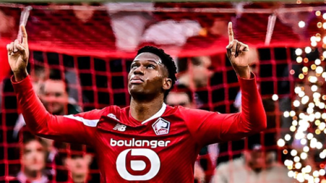 Jonathan David con la maglia del Lille &copy; Instagram.