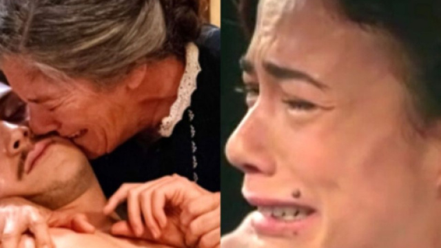 Feliciano, Petra e Teresa- screenshot &copy; La Promessa Canale 5.