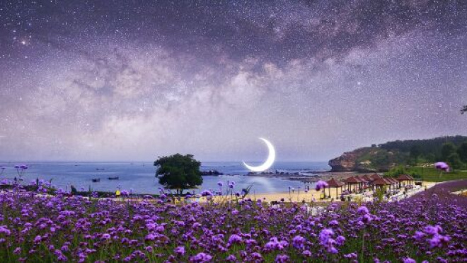 Panorama notturno sul mare © Pixabay.