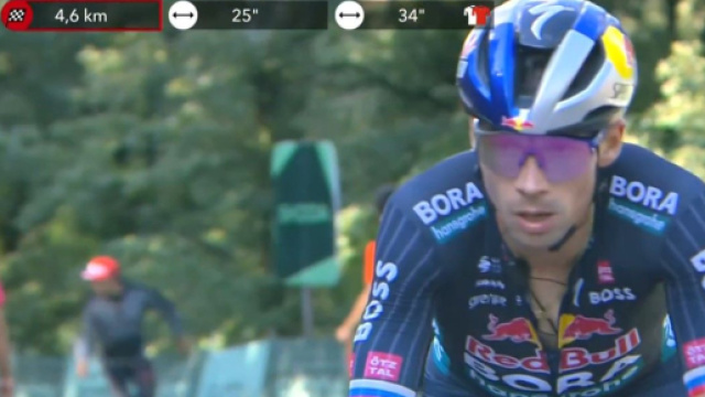 Primož Roglič - Screenshot © Eurosport.