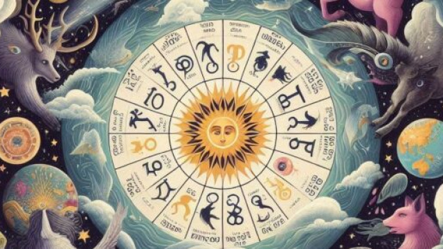 Ruota dell'oroscopo con segni zodiacali-&copy;Bing AI