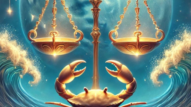 Segni Cancro e Bilancia generati con © Ai DALL·E