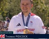 Tom Pidcock alle Olimpiadi di Parigi 2024 - Screenshot © Eurosport