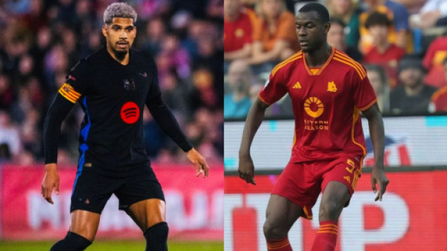 Ronald Araujo ed Evan Ndicka &copy; X e screenshot Sky Sport