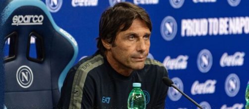 Antonio Conte, allenatore del Napoli. Foto © Napoli