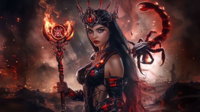 Scorpione, Oroscopo Immagine creata con IA Midjourney