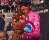 Richard Carapaz, vincitore del Giro d'Italia 2019 - © Screenshot Eurosport.