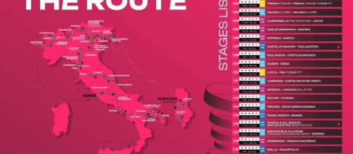 Il percorso del Giro d'Italia 2025 - © RCS Sport