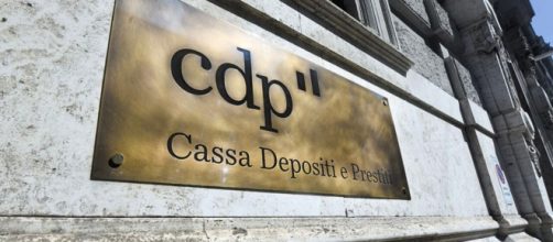 Targa del gruppo CdP © Cassa Depositi e Prestiti.