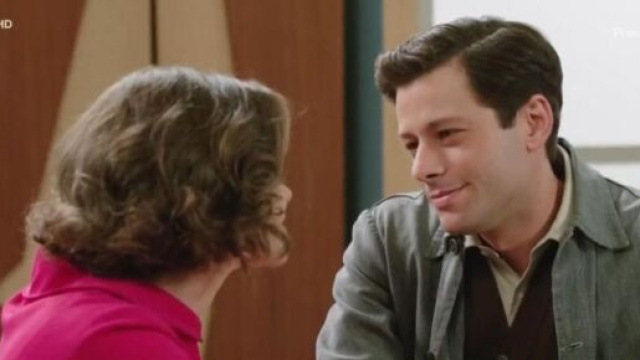 In foto Alfredo e Clara de Il paradiso delle signore (screenshot &copy; Rai)