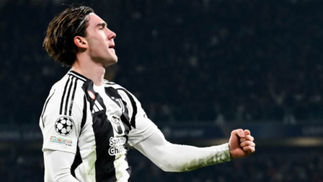 Dusan Vlahovic, attaccante della Juventus. Foto &copy; Sky Sport