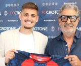 Lucas Felippe insieme al presidente del Crotone, Gianni Vrenna - © FcCrotone.It