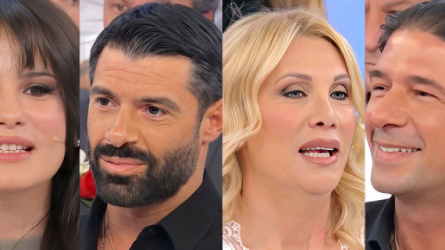 Claudia, Giorgio, Sabrina e Diego - screenshot &copy; Canale 5