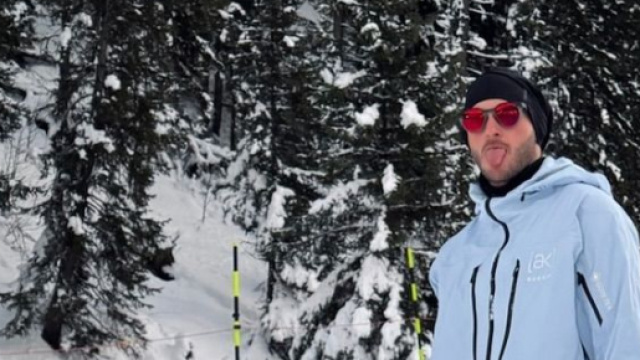 Gimenez in vacanza sulla neve © Facebook