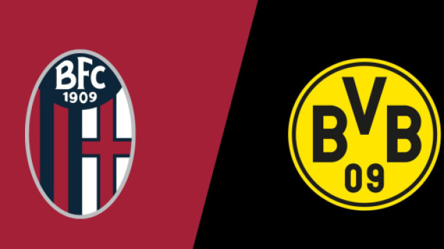 I loghi di Bologna e Borussia Dortmund © UEFA Champions League