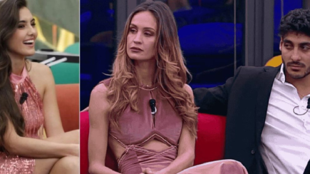 Zeudi Di Palma, Helena Prestes e Javier Martinez - screenshot &copy; Mediaset.