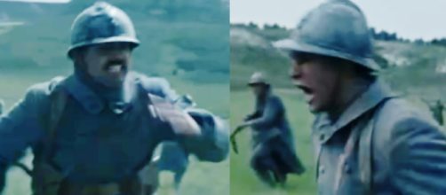 Manuel e Curro sul campo di battaglia, screenshot © La Promessa