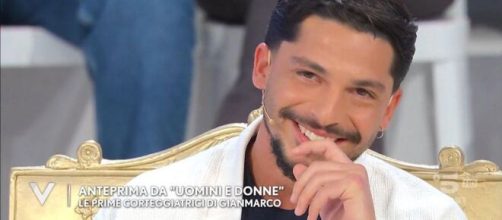 In foto Gianmarco a U&D (screenshot © Canale 5)