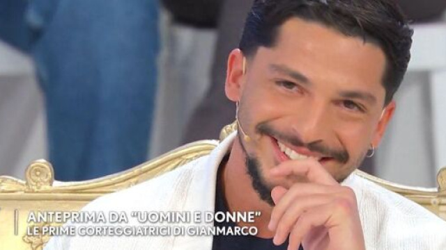 In foto Gianmarco a U&D (screenshot &copy; Canale 5)