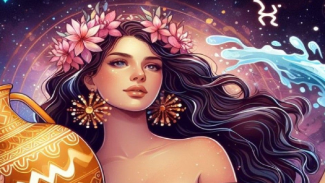 Segno dell'Acquario generato con © AI Copilot.