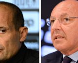 Massimiliano Allegri e Giuseppe Marotta. Foto © Juventus FC