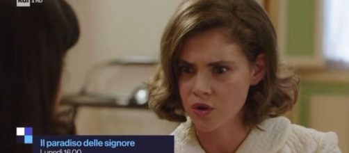 In foto Clara de Il Paradiso delle signore, screenshot © Rai 1.