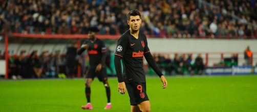 Álvaro Morata ai tempi dell'Atletico Madrid, ora giocatore del Milan | Immagine © Wikimedia