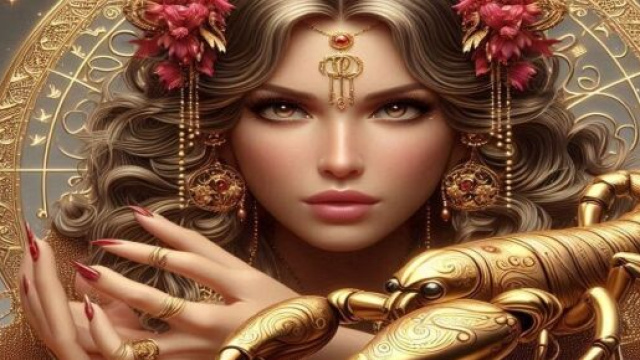 Segno dello Scorpione generato con &copy; AI Copilot