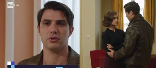 In foto Marcello, Clara e Alfredo de Il Paradiso delle signore, screenshot © Rai 1
