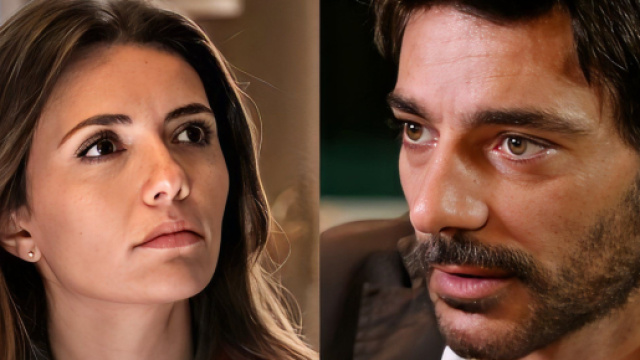 Mina Settembre e Domenico Gambardella - screenshot © Rai 1.