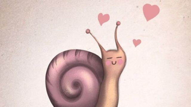 Una lumaca innamorata &copy; Pixabay